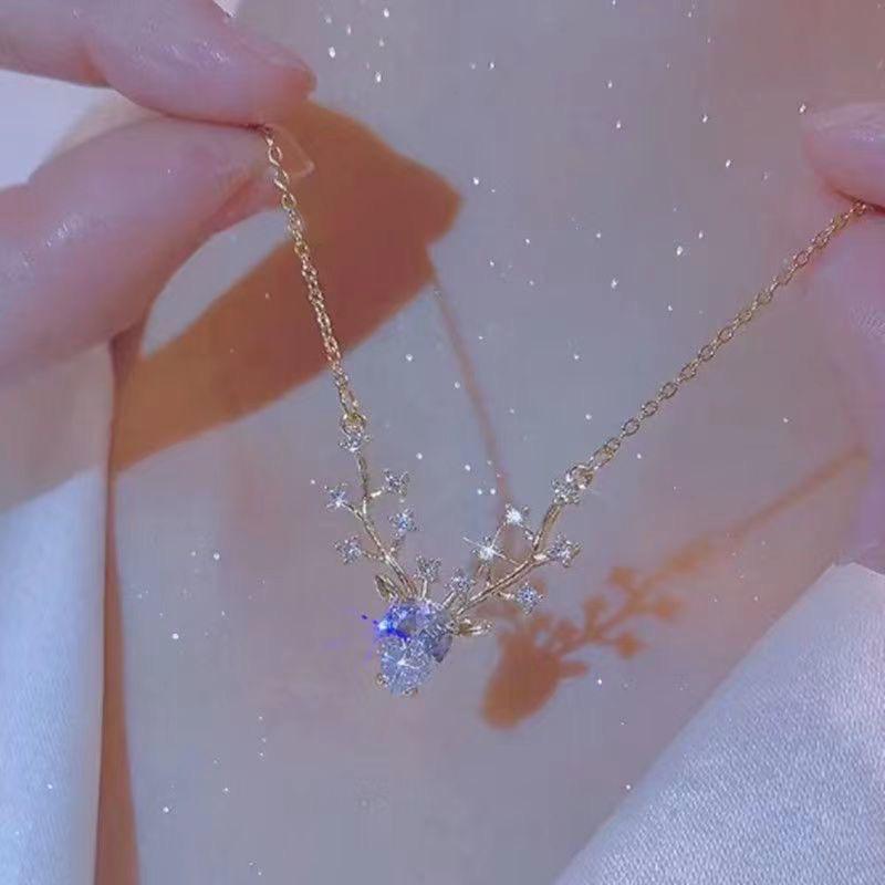[代购13.0] （1条）抖音爆款小鹿项链(最低消费Rm50)#p33 （foc jewelry）